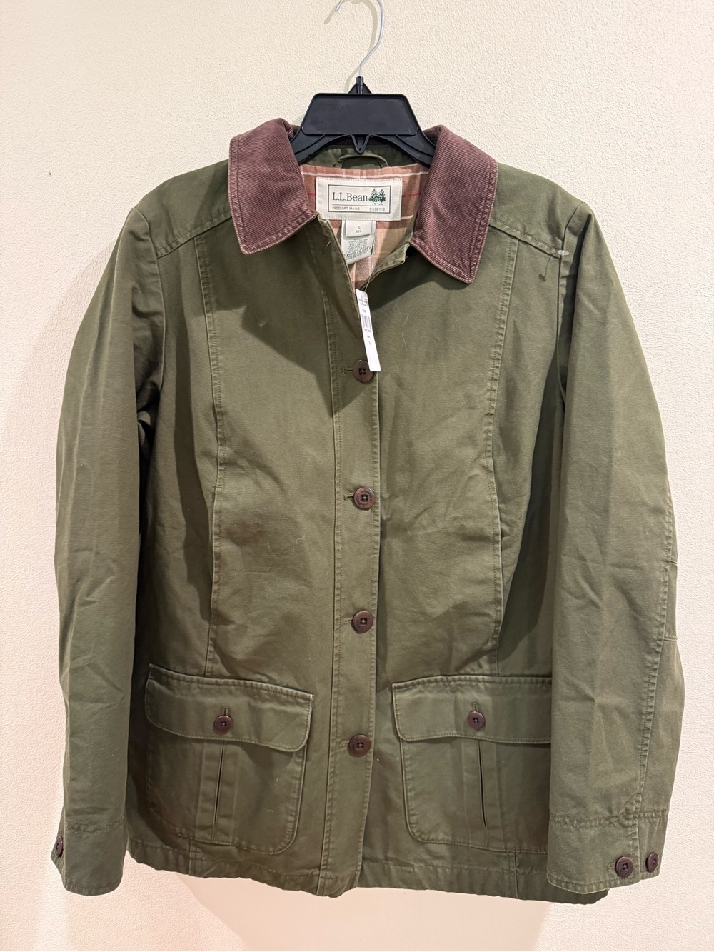 New With Tag L.L.Bean Adirondack Barn Coat Small Jacket - Picture 2 of 3